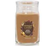 „Yankee Candle Signature“ žvakė „Golden Pumpkin“, didelė, 567 g