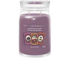 „Yankee Candle Signature“ mistinių taro kortų žvakė didelė, 567 g
