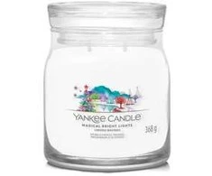 Yankee Candle aromatinė žvakė „Signature glass medium“ Magical Bright Lights 368 g