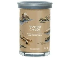 Yankee Candle Aromatinė žvakė Signature tumbler large Amber - Sandalwood 567 g