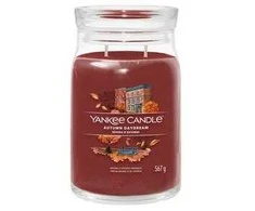 Yankee Candle Aromatinė žvakė Signatūrinė stiklinė didelė Autumn Daydream 567 g