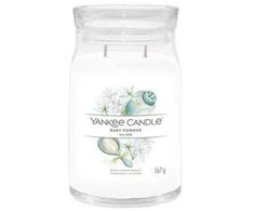 Yankee Candle Aromatinė žvakė Signature large glass Baby Powder 567 g