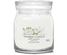 Yankee Candle Aromatinė žvakė Signature glass medium Baltas Gardenia 368 g
