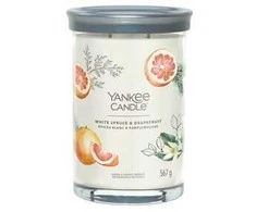 Yankee Candle Baltas Eglė ir greipfrutas 567 g