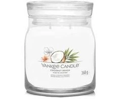 Yankee Candle Aromatinė žvakė Signature glass medium Coconut Beach 368 g