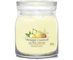 Yankee Candle Aromatinė žvakė Signature glass medium Iced Berry Lemonade 368 g