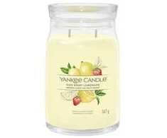 Yankee Candle Aromatinė žvakė Signature didelė stiklinė Iced Berry Lemonade 567 g