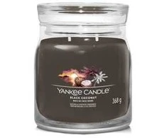 Yankee Candle Aromatinė žvakė Signature glass medium Juodas Coconut 368 g