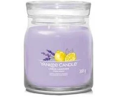 Yankee Candle Aromatinė žvakė Signature glass medium Lemon Lavender 368 g