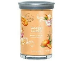 Yankee Candle Aromatinė žvakė Signature tumbler large Mango Ice Kreminis 567 g