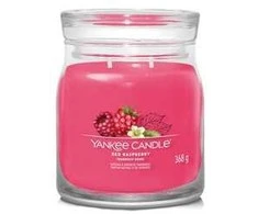 Yankee Candle Aromatinė žvakė Signature glass medium Raudonoji avietė 368 g