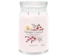 Yankee Candle Aromatinė žvakė "Signature large glass Rožinė Cherry - Vanilla" 567 g