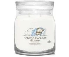 Yankee Candle Aromatinė žvakė Signature glass medium Soft Blanket 368 g