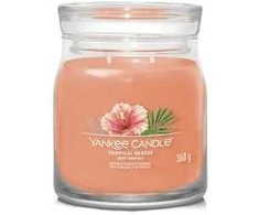 Yankee Candle Aromatinė žvakė Signature glass medium Tropica l Breeze 368 g