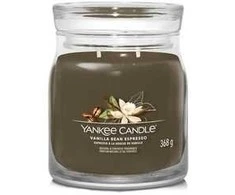 Yankee Candle Aromatinė žvakė Signature glass medium Vanilla Bean Espresso 368 g