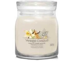 Yankee Candle Aromatinė žvakė Signature glass medium Vanilla Creme Brulée 368 g