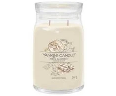 Yankee Candle Signature Warm Cashmere velká sklenice 567g