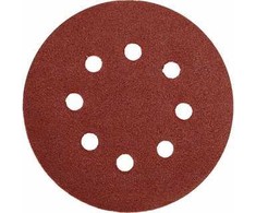 Diskinis šlifavimo popierius prilipdomas su skylėm Yato | Nr,120 d-125mm (5vnt,)