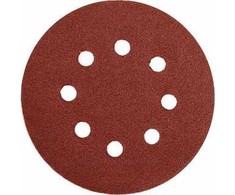 Diskinis šlifavimo popierius prilipdomas su skylėm Yato | Nr,40 d-125mm (5vnt,)
