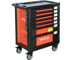 Įrankių vežimėlis Yato 7 stalčiai su įranga (YT-55290)