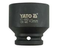 Yato Toya Sa Poland Galvutė smūginė šešiakampė | 20 mm (3/4") | 43 mm (YT-1093)