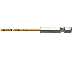 Toya Sa Poland Grąžtas metalui su Hex 6.3 mm (1/4") galu HSS-TiN | 2.5 mm (YT-44752)