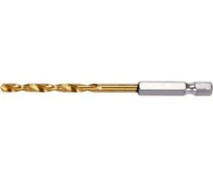Toya Sa Poland Grąžtas metalui su Hex 6.3 mm (1/4") galu HSS-TiN | 4.8 mm (YT-44760)