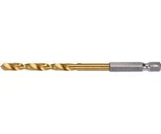 Toya Sa Poland Grąžtas metalui su Hex 6.3 mm (1/4") galu HSS-TiN | 5.5 mm (YT-44763)