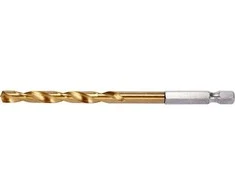 Toya Sa Poland Grąžtas metalui su Hex 6.3 mm (1/4") galu HSS-TiN | 6.5 mm (YT-44765)