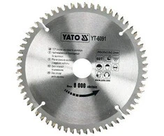 YATO diskinis pjūklas, skirtas ALUMINIUI 200x30mm 60 dantuku 6091