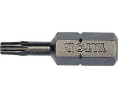 Toya Sa Poland Antgalių rinkinys | 6.3 mm (1/4") | T-star (Torx) T10 | S2 | 10 vnt.(YT-78141)