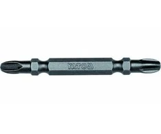 Toya Sa Poland Antgalis kryžminis dvipusis 1/4"x65MM, dydis PH3-PH3, S2 50 vnt. (YT-7882)