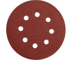 Diskinis šlifavimo popierius prilipdomas su skylėm Yato | Nr,220 d-125mm (5vnt,)