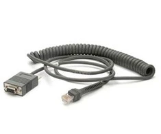 Zebra CABLE - RS232: DB9 FEMALE CONNECTOR,9 FT.(2.8M) COILED,TXD ON 2,12V (REQUIRES 12V POWER SUPPLY),LOW TEMP -30C