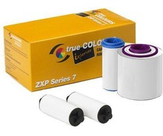 Zebra Monochromatinė juosta ix Series, skirta ZXP Series 7, balta, 4000 Yelds
