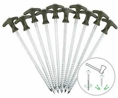 ZFISH Bivvy smeigtukų rinkinys 20cm/10vnt.