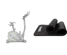 Rower stacionarus Zipro Rave Baltas + Pas wyszczuplający
