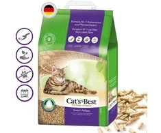 Cat's Best Smart Pellets granuliuotas natūralus pjuveninis kraikas 20L ilgaplaukėms katėms