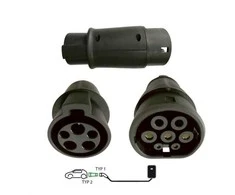 Elektromobilio įkrovimo kabelio adapteris iš Type 2 į Type 1