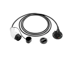 EV+ Charging Cable Extender Type 2 32A 3 phase 5m | EV+ | EV-CB-EXT-T2-32-3P-W-5m | EV+ Charging Cable Extender Type 2 32A 3 phase | 5 m