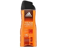 Adidas Team Force Dušo želė 3-In-1 Dušo želė vyrams, 400 ml