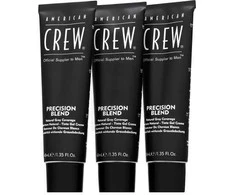 "American Crew Precision Blend 5 6 Medium Ash" 3 dalių rinkinys