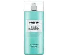 Aquolina Notebook - Cassis &amp; Rožinė Pepper EDT tualetinis vanduo moterims, 100 ml