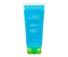BIODERMA švelnus riebios ir mišrios odos gelinis prausiklis SEBIUM GEL MOUSSANT, 200 ml