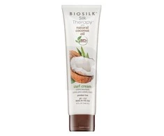 Farouk „Biosilk Silk Therapy“ kokosų aliejaus formavimo kremas garbanotiems plaukams (148 ml)