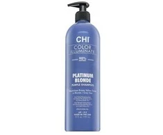 CHI Color Illuminate Platinum Skirtas šviesiems plaukams Violetinė Šampūnas, 739 ml