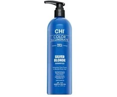 CHI Color Illuminate Sidabrinis Skirtas šviesiems plaukams Mėlyna Šampūnas, 739 ml