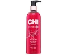 Dažytų plaukų šampūnas CHI Rose Hip Aliejus Šampūnas 340ml