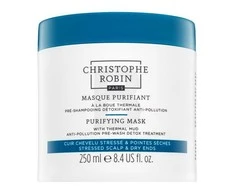 Christophe Robin, Purifying, Thermal Mud, Hair Treatment Kreminis Mask, For Detoxing, 250 ml