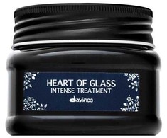Davines HEART OF GLASS Intense Treatment šviesius plaukus stiprinanti kaukė, 150 ml